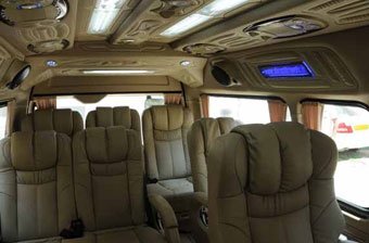 Toyota commuter interior